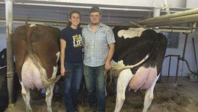 Taylor Klein and her boyfriend, Evan, are merging their small herds of milking cows together. In addition to running a farm, Klein hopes to pursue a career in the dairy industry following graduation from FVTC.