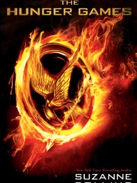 Book cover of 'The Hunger Games' by Suzanne Collins