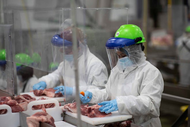 Union officials praised a federal court ruling this week, saying faster line speeds at pork plants increase the risk of knife injuries, knee, back, shoulder and neck traumas, and repetitive motion injuries for workers.