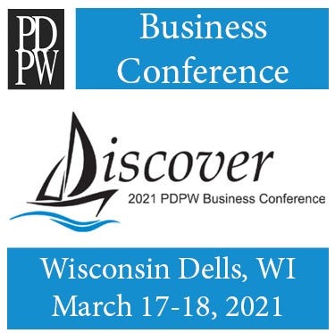 This year's PDPW annual Business Conference set for March 17-18 at the Kalahari Resort and Convention Center in Wisconsin Dells, lives up to its theme “Discover"  featuring 28 sessions and 44 speakers bringing new ideas, research and perspectives.
