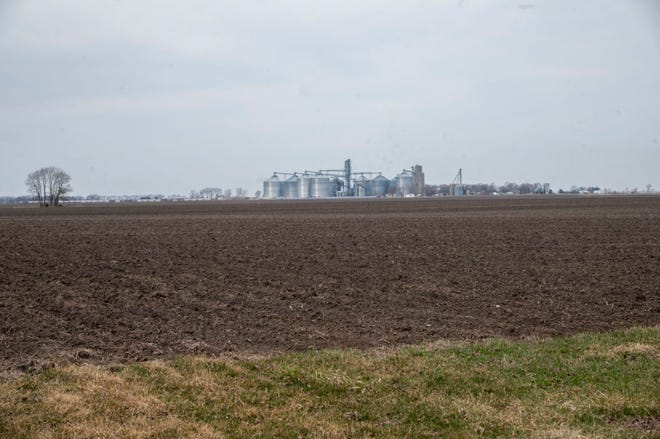 Farm acreage at the northeast corner of 600E and 700N, Bement, Il belonging to  Baloo Enterpriseson Saturday, March 13, 2021.